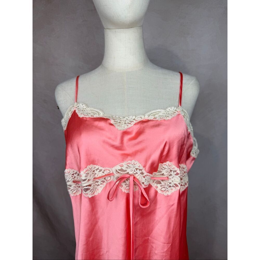 Vintage Victoria’s Secret Pink Baby Doll Lingerie Dress Large Y2K - Picture 2 of 8